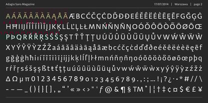 Adagio Serif Font Poster 2