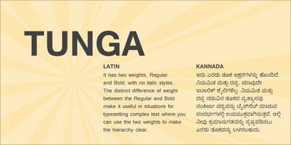 Tunga Font Poster 4