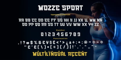 Mozze Sport Font Poster 8