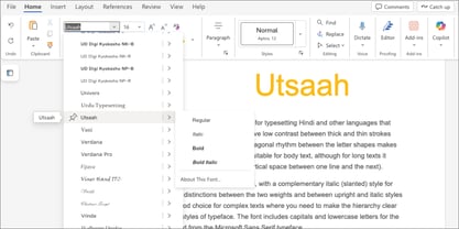 Utsaah Font Poster 5