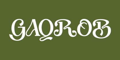 Gaqrob Font Poster 1