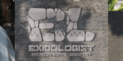 Rock Blox Font Poster 4