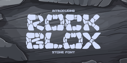 Rock Blox Font Poster 1