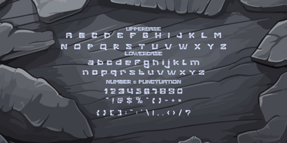 Rock Blox Font Poster 5