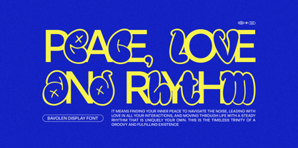 IT Bavolen Font Poster 3