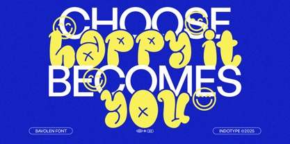 IT Bavolen Font Poster 6