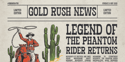 Oldrige Font Poster 4