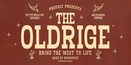 Oldrige Font Poster 1