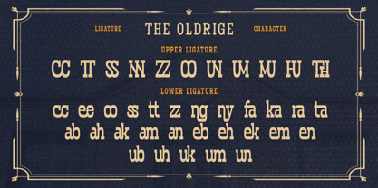Oldrige Font Poster 10
