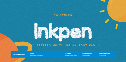Inkpen Font Poster 13