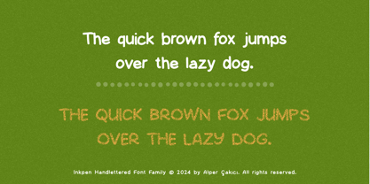 Inkpen Font Poster 3