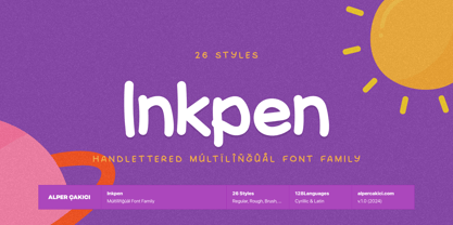 Inkpen Font Poster 1