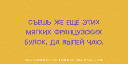 Inkpen Font Poster 10
