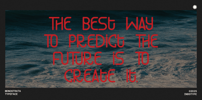 IT Monostrata Font Poster 3