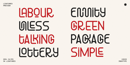 IT Monostrata Font Poster 2