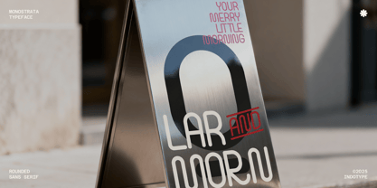 IT Monostrata Font Poster 7