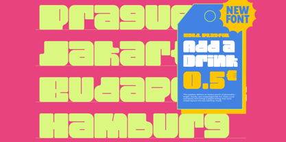 Waves Signal Font Poster 8