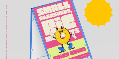 Waves Signal Font Poster 5