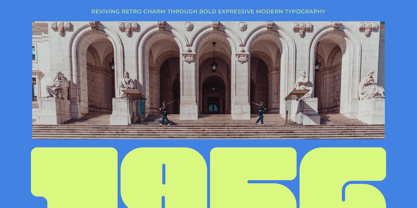 Waves Signal Font Poster 6