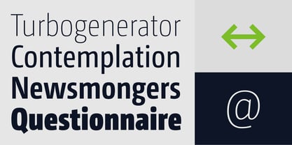 CamingoDos Condensed Font Poster 2