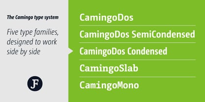 CamingoDos Condensed Font Poster 11