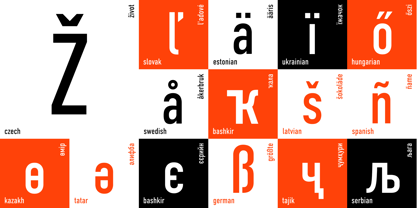 Din Condensed Font Poster 2