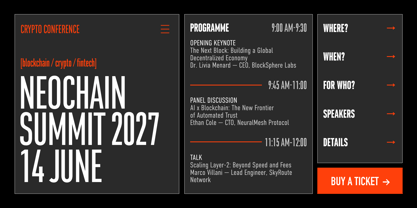 Din Condensed Font Poster 7