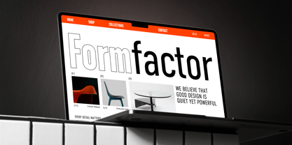 Din Condensed Font Poster 3