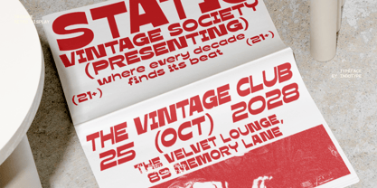IT Trivane Font Poster 9