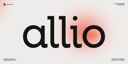 GC Allio Font Poster 1