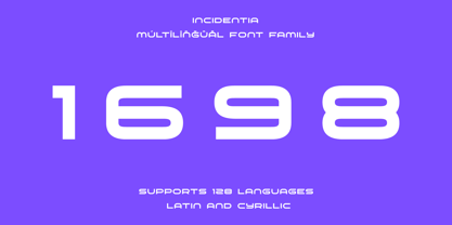 Incidentia Font Poster 7