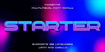Incidentia Font Poster 5