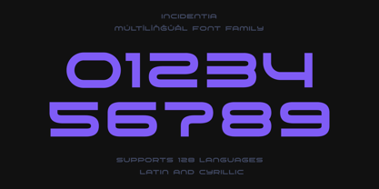 Incidentia Font Poster 13