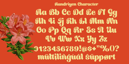 Handriyen Font Poster 9