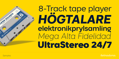 Trinket Font Poster 2