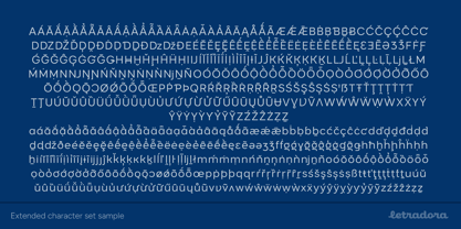 Trinket Font Poster 9