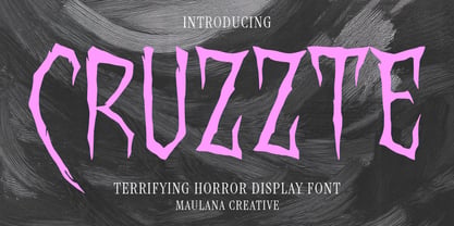 MC Cruzzte Font Poster 1
