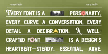 Haukteen Bush Font Poster 4