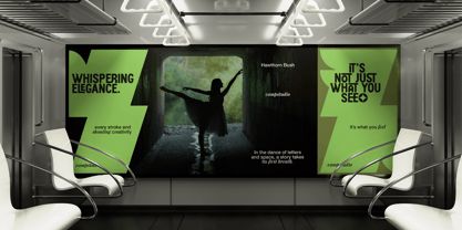 Haukteen Bush Font Poster 5