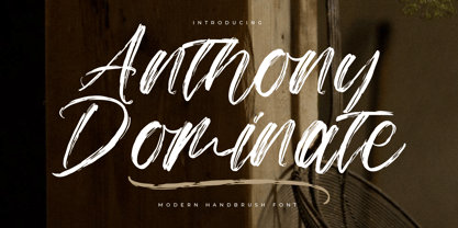 Anthony Dominate Font Poster 1
