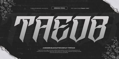 Taeob Gothic Font Poster 1