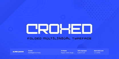 Croxed Font Poster 1
