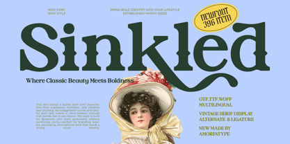 Sinkled Font Poster 1