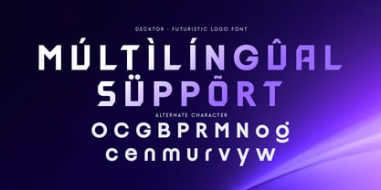 Decktor Font Poster 12