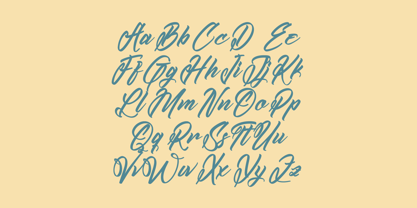 Kamperly Vacation Font Poster 9