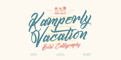 Kamperly Vacation Font Poster 1