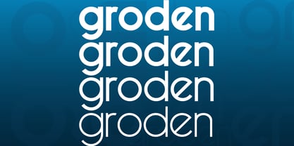 Groden Font Poster 2