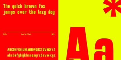 Nextor Font Poster 10