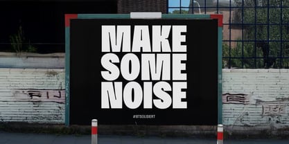 BT Solisiert Font Poster 9