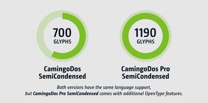 CamingoDos SemiCondensed Font Poster 10